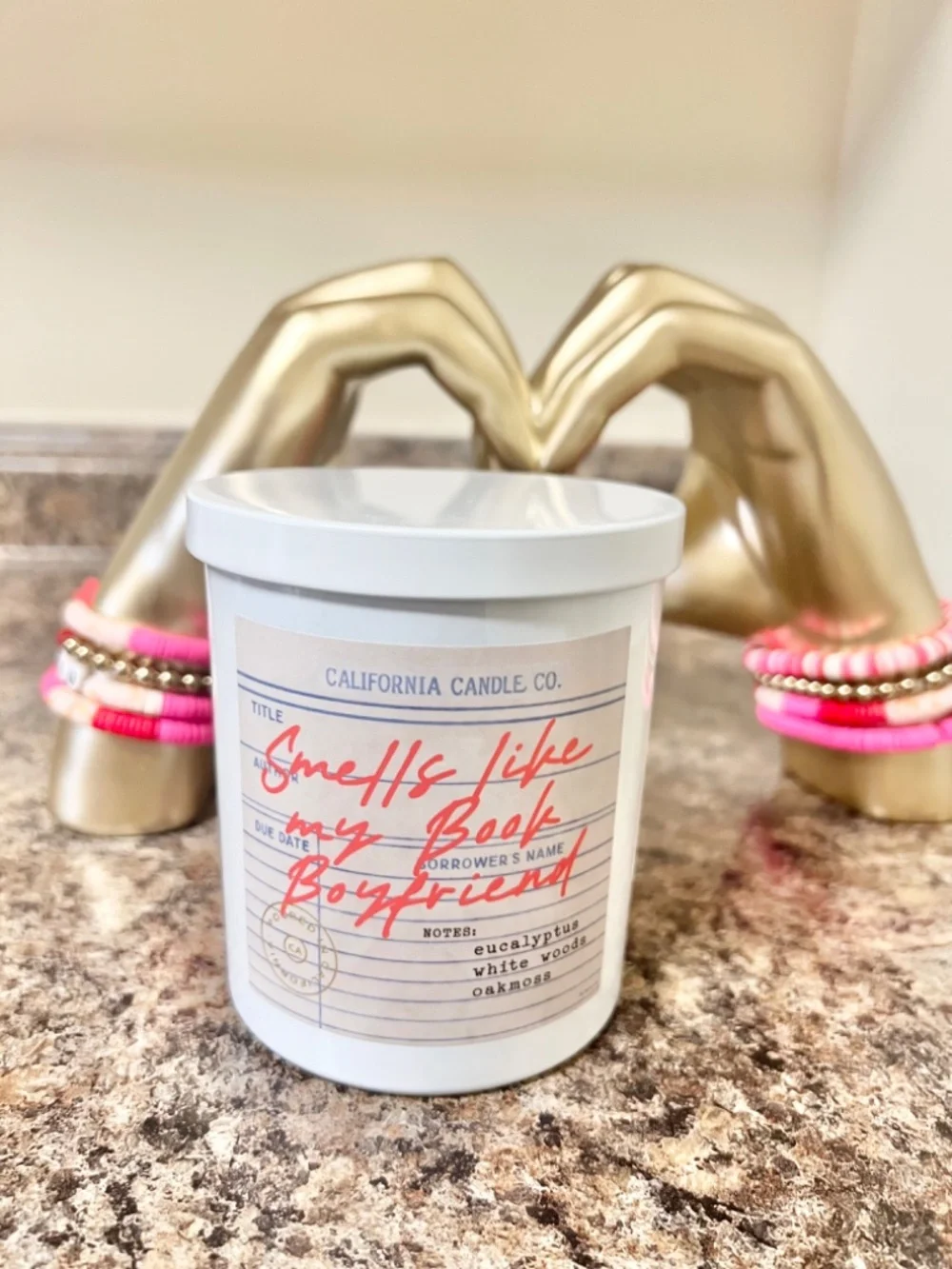 Smells Like My Book Boyfriend Candle - Eucalyptus